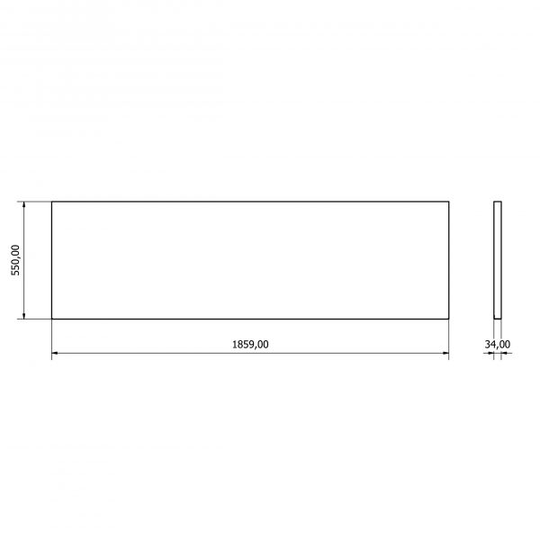 36.18.40.22 Stainless Steel Tabletop 1860