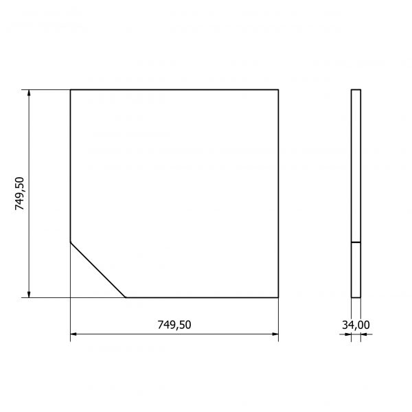 36.18.40.23 Stainless Steel Tabletop 750