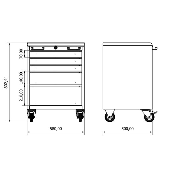 36.18.50.01 Tool Cart (x5)