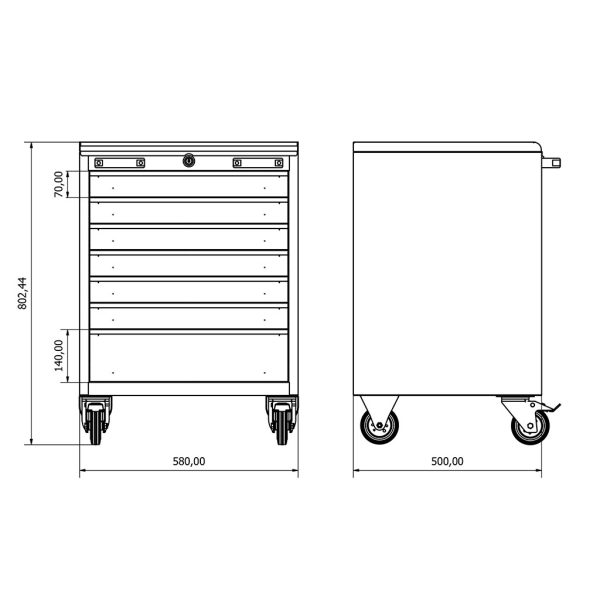 36.18.50.06 Tool Cart (x7)