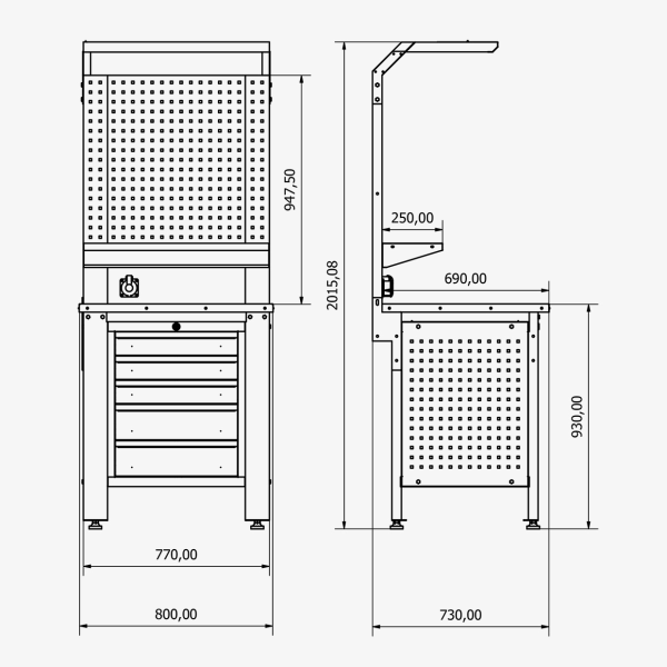 BD.36.15.11 Proline Workbench