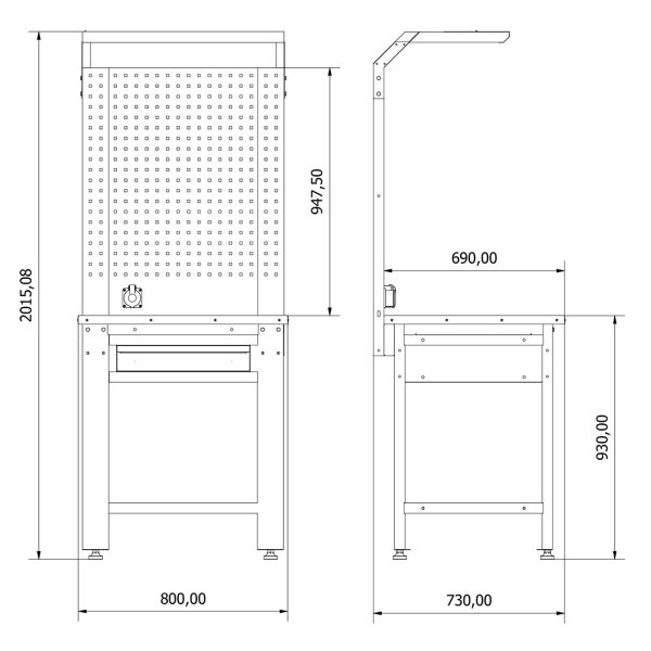 BD.36.15.12 Proline Workbench