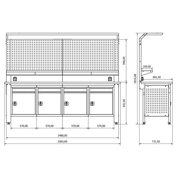 BD.36.15.19 Proline Workbench