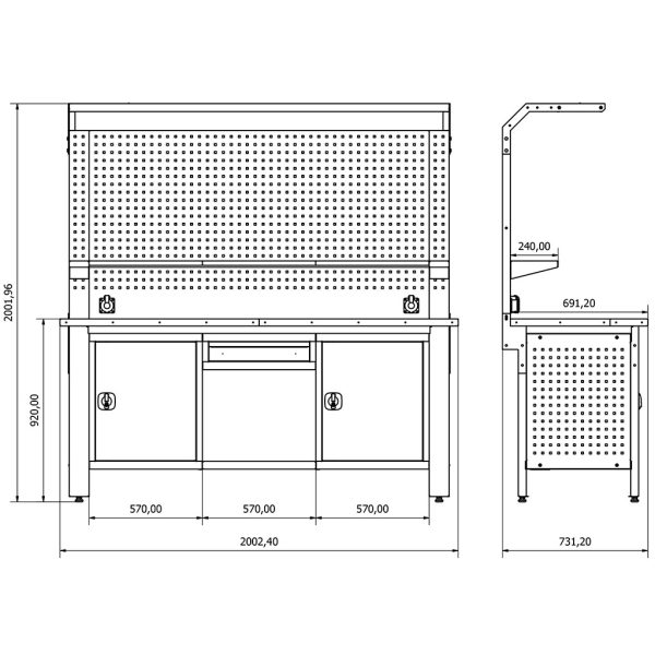 BD.36.15.28 Proline Workbench