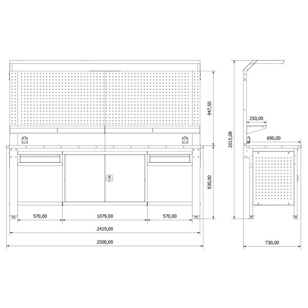 BD.36.15.32 Proline Workbench