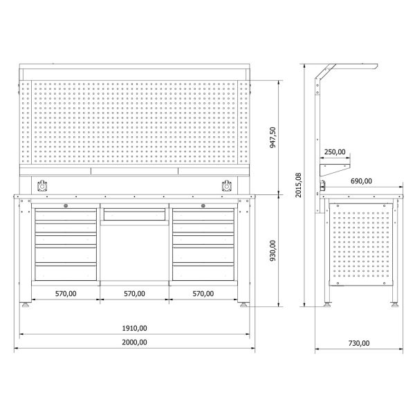 BD.36.15.36 Proline Workbench