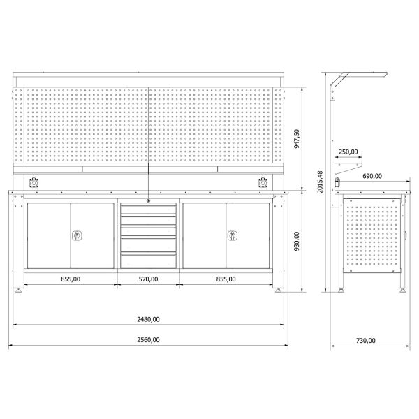 BD.36.15.38 Proline Workbench