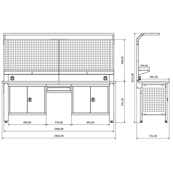 BD.36.15.42 Proline Workbench