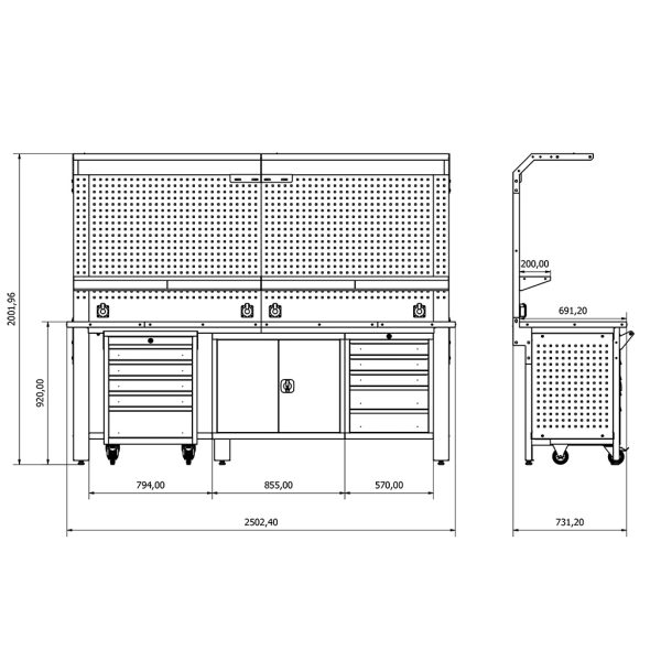 BD.36.15.52 Proline Workbench