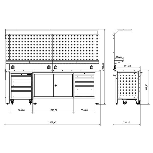 BD.36.15.64 Proline Workbench