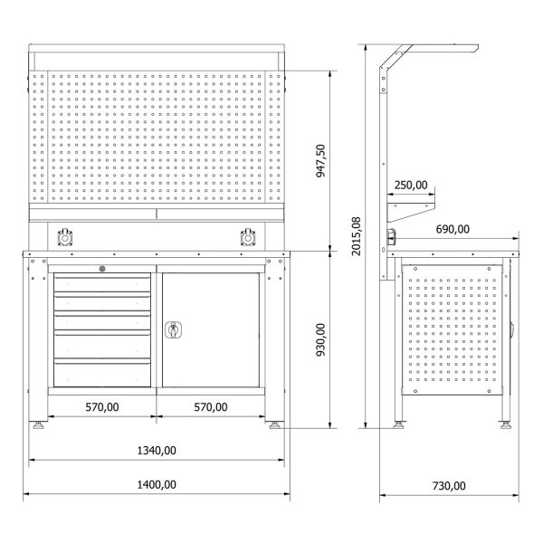 BD.36.15.66 Proline Workbench