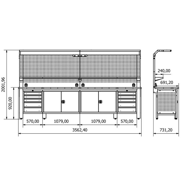 BD.36.15.74 Proline Workbench