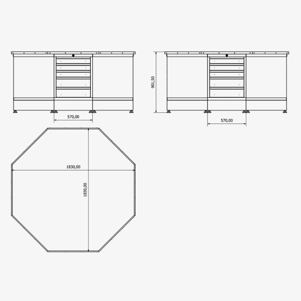 BD.36.15.88 Proline Workbench