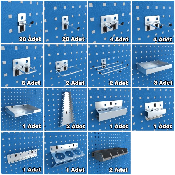 BD.36.16.81 Perforated Panel Set