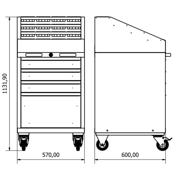 BD.36.44.45 CNC Tool Cart