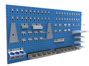 Perforated Walll Panels for Tool Storage